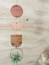 Crystal 3pc Modern Shapes Air Plant Wall Hanger Suncatcher - no. 003