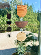 Crystal 3pc Modern Shapes Air Plant Wall Hanger Suncatcher - no. 004