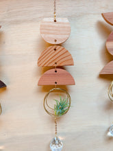 Mini 3pc Shapes Air Plant Hanger + Crystal Prism Suncatcher