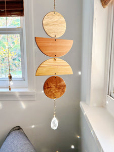 Chain + Wood XL Suncatcher no.001