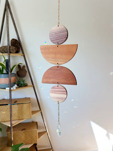 Chain + Wood XL Suncatcher no.004