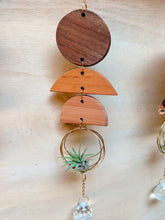 Mini 3pc Shapes Air Plant Hanger + Crystal Prism Suncatcher