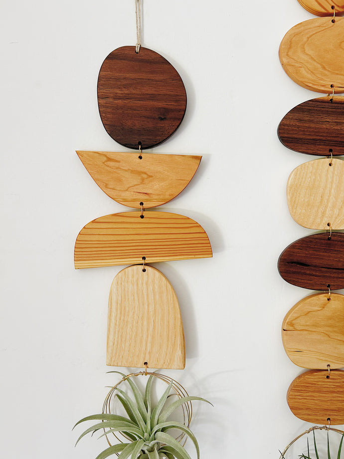 Stone Stack Air Plant Wall Jewelry | Wall Hanging - no. 002