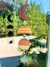 Modern Moon 3pc Air Plant Hanger Suncatcher - no. 002