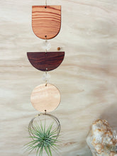 Crystal 3pc Modern Shapes Air Plant Wall Hanger Suncatcher - no. 004