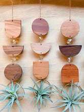 Crystal 3pc Modern Shapes Air Plant Wall Hanger Suncatcher