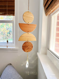 Chain + Wood XL Suncatcher no.001