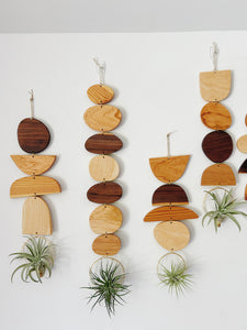 Stone Stack Air Plant Wall Jewelry | Wall Hanging - no. 001