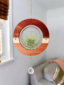 GOlden hOur + crystal suncatcher - Mahogany + Cedar