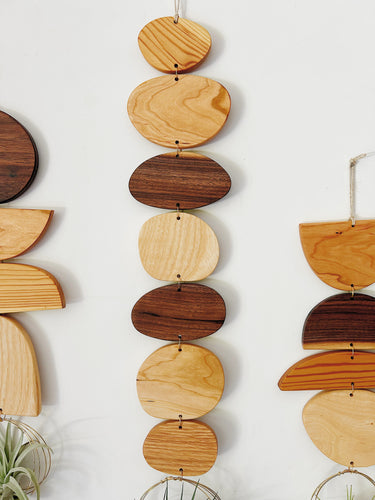 Stone Stack Air Plant Wall Jewelry | Wall Hanging - no. 005