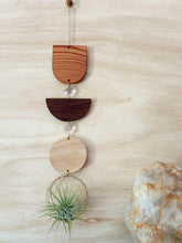 Crystal 3pc Modern Shapes Air Plant Wall Hanger Suncatcher - no. 004