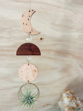 Modern Moon 3pc Air Plant Hanger Suncatcher - no. 003
