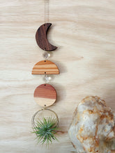 Modern Moon 3pc Air Plant Hanger Suncatcher - no. 002