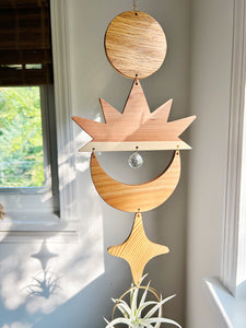 Sun -Moon & Star- Air Plant Hanger no.032