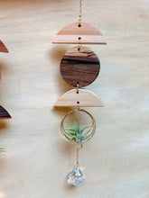 Mini 3pc Shapes Air Plant Hanger + Crystal Prism Suncatcher
