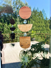 Crystal 3pc Modern Shapes Air Plant Wall Hanger Suncatcher - no. 003