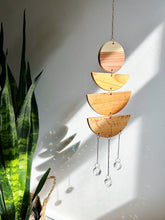 Modern Wood Triple Suncatcher no.002