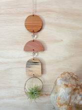 Crystal 3pc Modern Shapes Air Plant Wall Hanger Suncatcher - no. 001