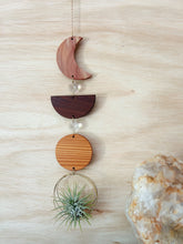 Modern Moon 3pc Air Plant Hanger Suncatcher - no. 004