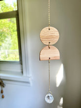 Chain + Wood Suncatcher no.012