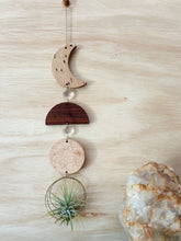 Modern Moon 3pc Air Plant Hanger Suncatcher - no. 003