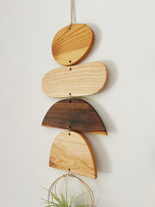 Stone Stack Air Plant Wall Jewelry | Wall Hanging - no. 003